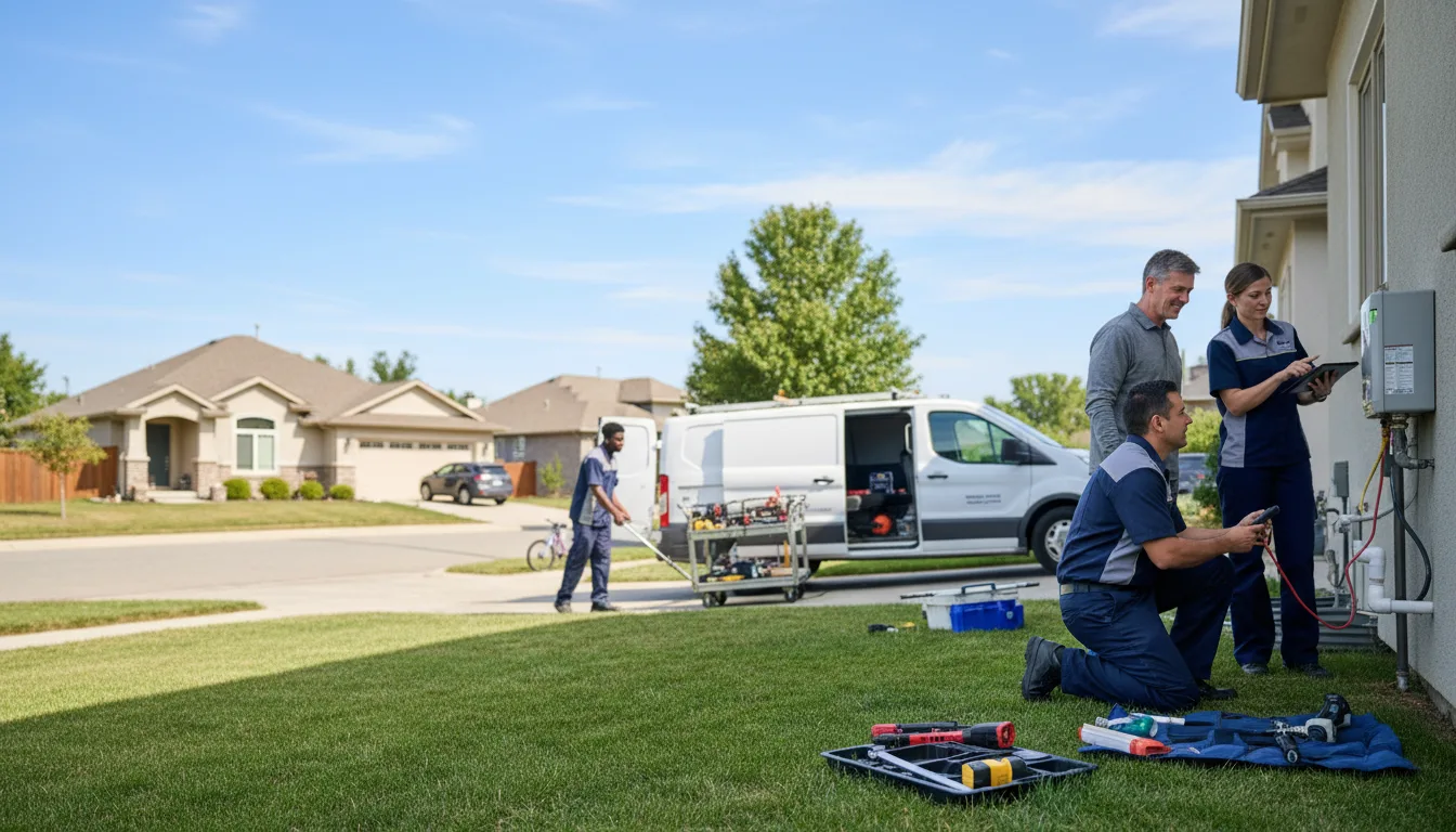Tankless water heater service in Bartley, NE
